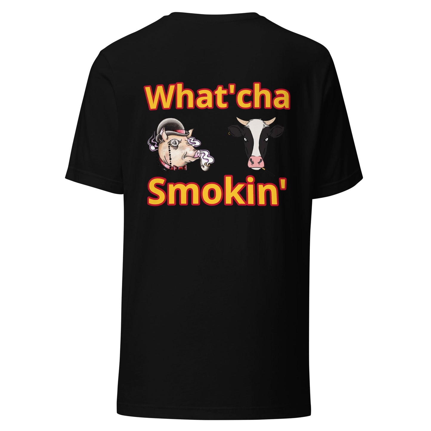 What'cha Smokin' BBQ Beef Pork Unisex t-shirt - Premium  from Wanna Freestyle - Just $25! Shop now at Wanna Freestyle