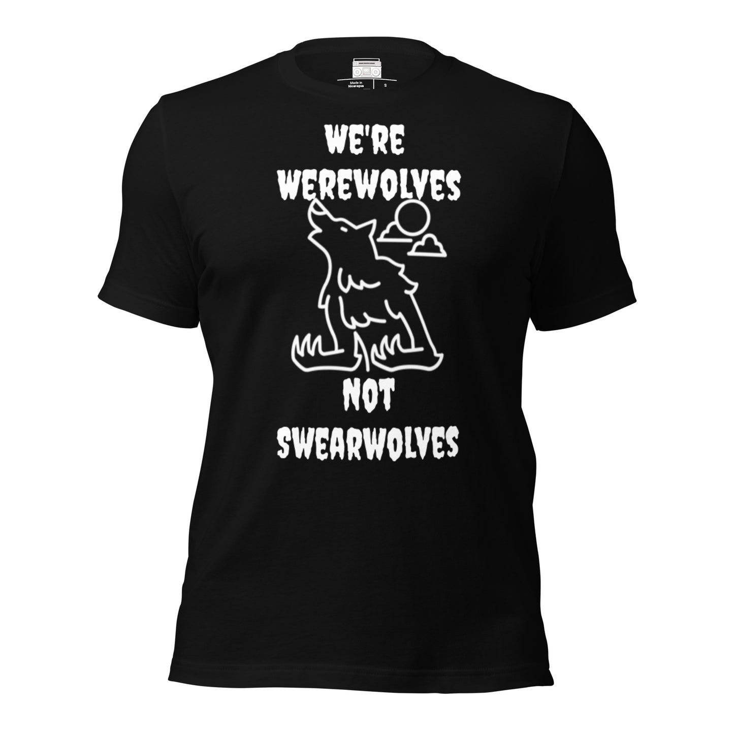 We're Werewolves not Swearwolves Unisex t-shirt - Premium T-Shirt from Wanna Freestyle Designs - Just $20.99! Shop now at Wanna Freestyle Designs