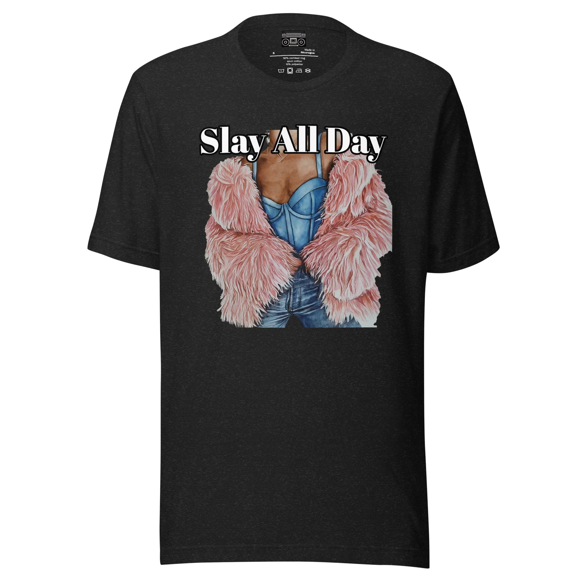 Slay All Day Fashionista 1 Unisex t-shirt - Premium T-Shirt from Wanna Freestyle - Just $19.99! Shop now at Wanna Freestyle