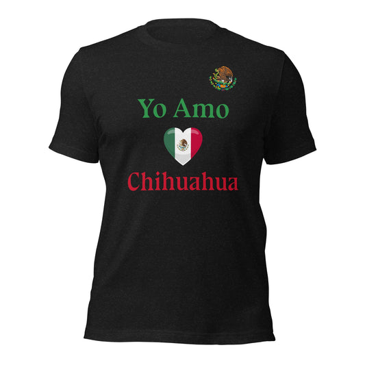 Yo Amo Chihuahua Mexico Unisex t-shirt - Premium T-Shirt from Wanna Freestyle - Just $19.99! Shop now at Wanna Freestyle