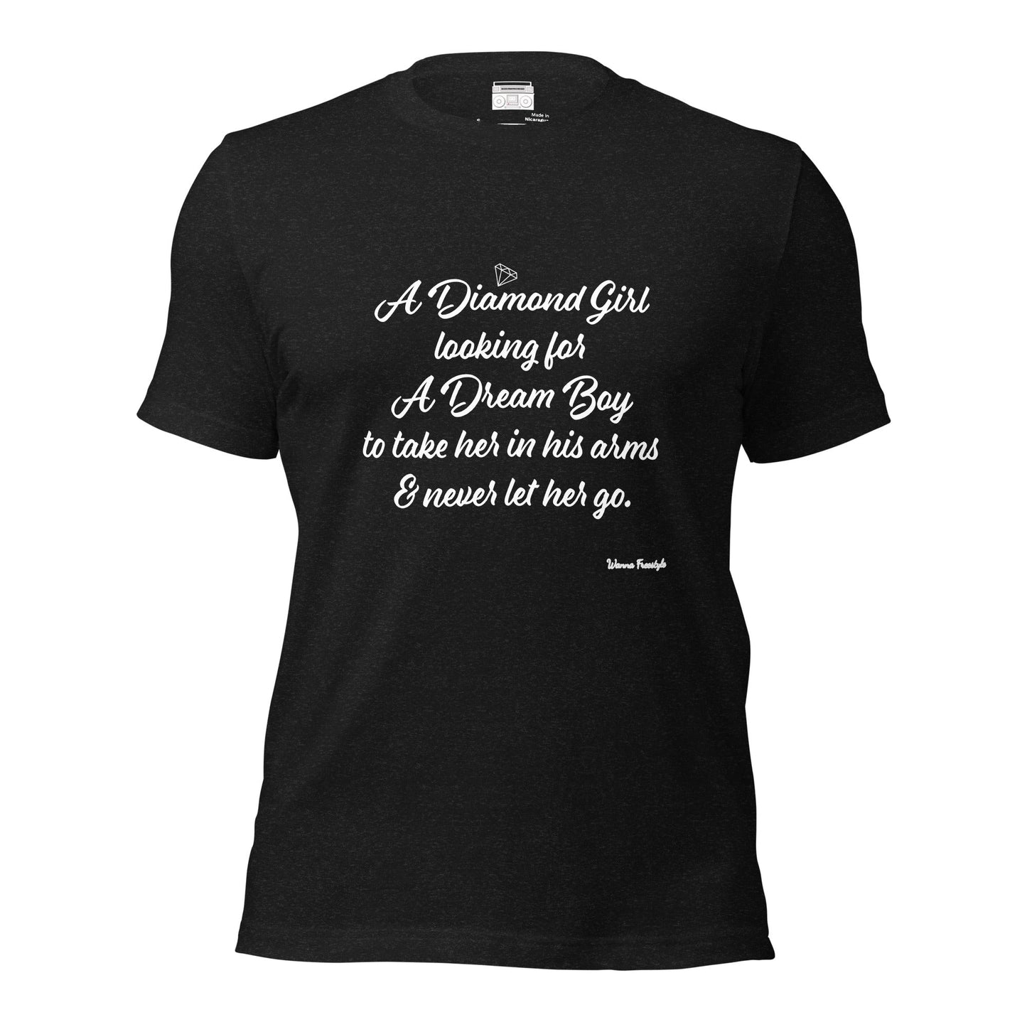 Diamond Girl/ Dream Boy Unisex t-shirt - Premium T-Shirt from Wanna Freestyle - Just $19.99! Shop now at Wanna Freestyle