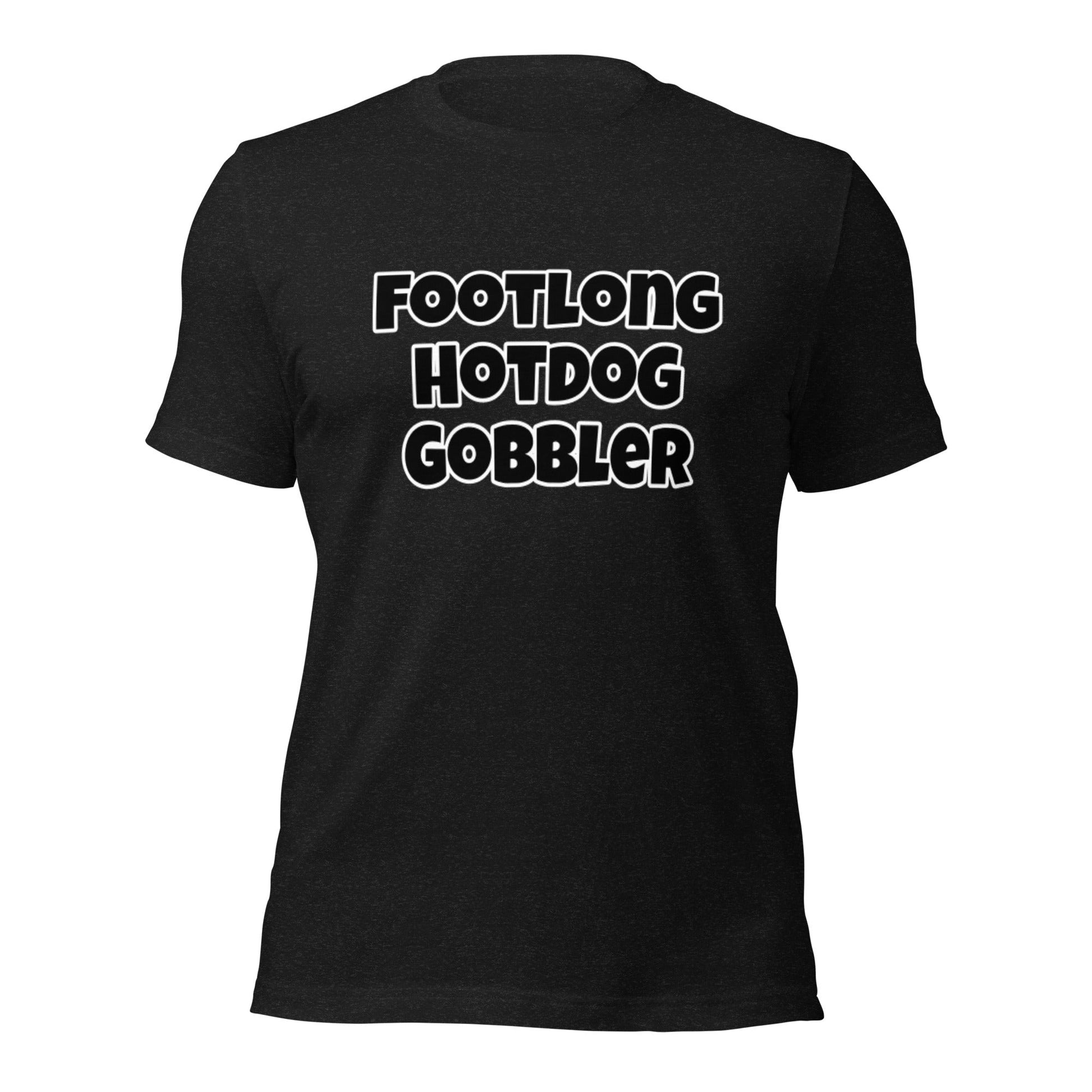 Footlong Hot Dog Gobbler 1 Unisex t-shirt - Premium T-Shirt from Wanna Freestyle - Just $18! Shop now at Wanna Freestyle