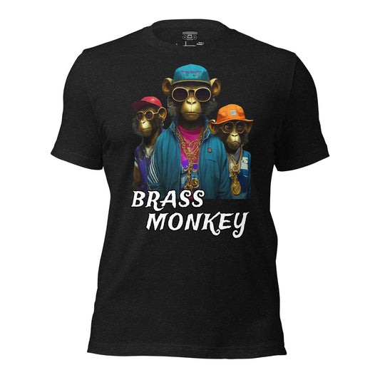 Brass Monkey Unisex t-shirt - Premium T-Shirt from Wanna Freestyle Designs - Just $19.99! Shop now at Wanna Freestyle Designs