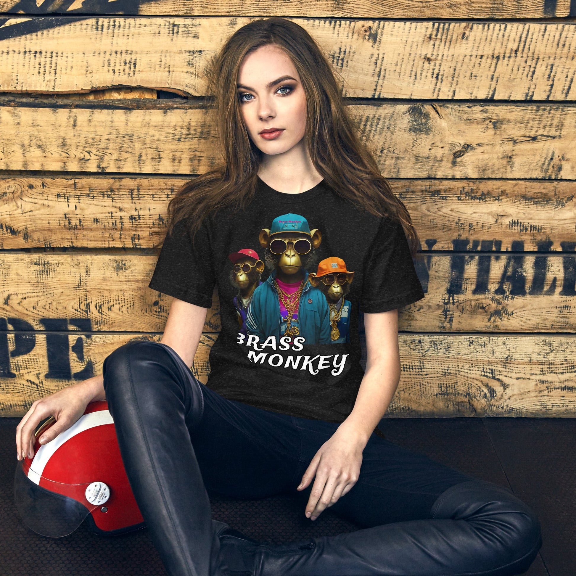 Brass Monkey Unisex t-shirt - Premium T-Shirt from Wanna Freestyle Designs - Just $19.99! Shop now at Wanna Freestyle Designs