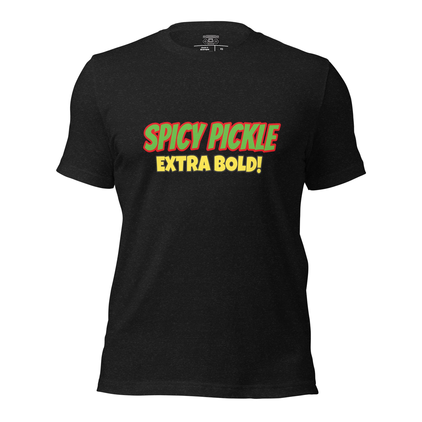 Spicy Pickle Extra Bold Unisex Short Sleeve T-shirt - Premium T-Shirt from Wanna Freestyle Designs - Just $25! Shop now at Wanna Freestyle Designs