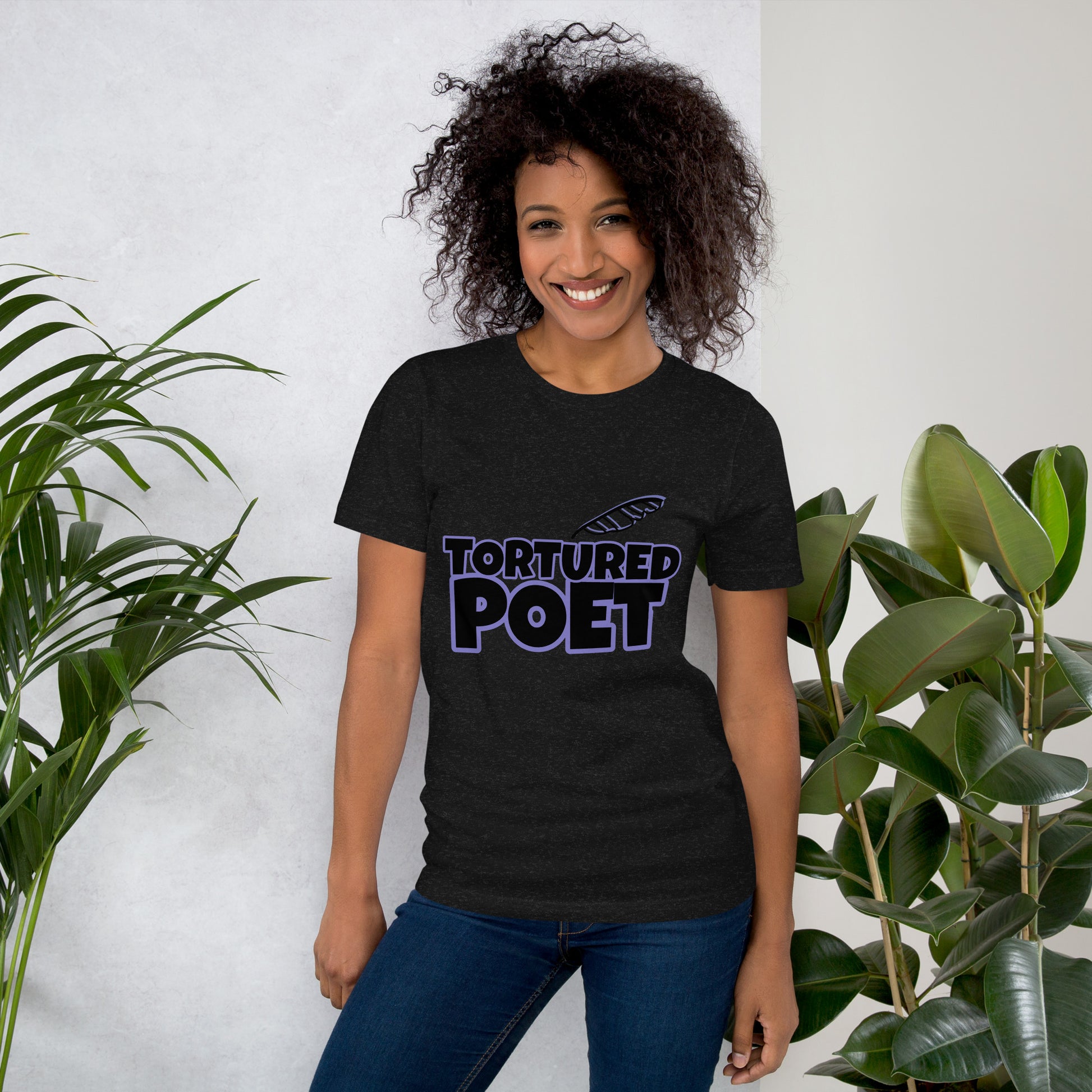 Tortured Poet Lilac Unisex t-shirt - Premium  from Wanna Freestyle Designs - Just $22.99! Shop now at Wanna Freestyle Designs