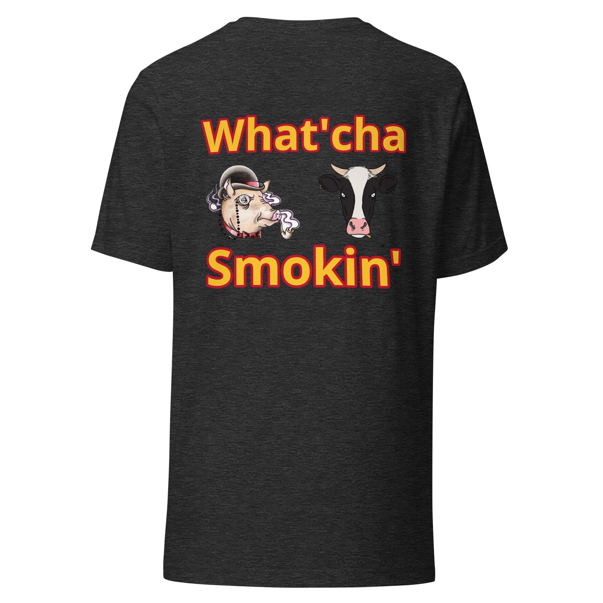 What'cha Smokin' BBQ Beef Pork Unisex t-shirt - Premium  from Wanna Freestyle - Just $25! Shop now at Wanna Freestyle