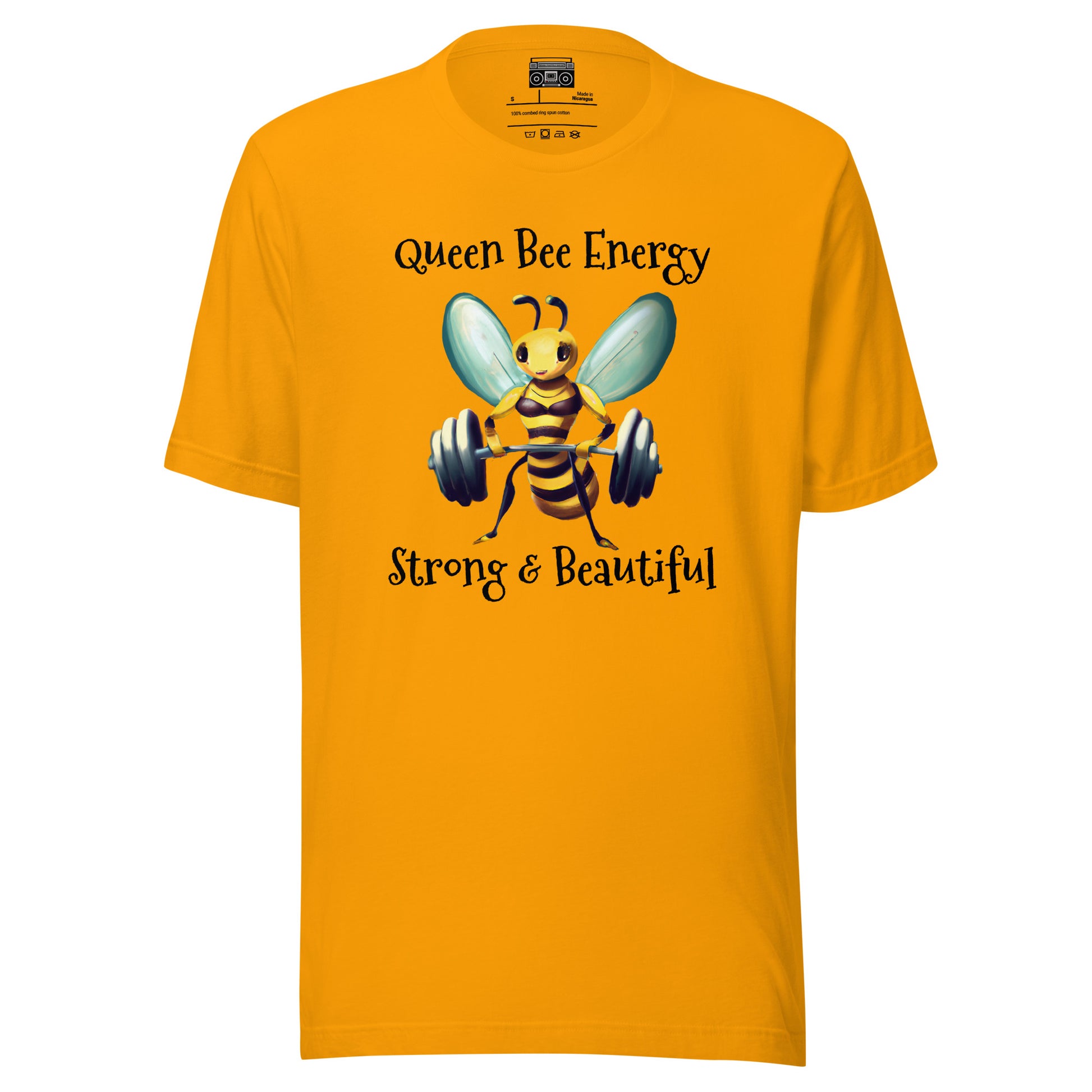 Queen Bee Energy Strong and Confident QBE: Unisex t-shirt - Premium T-Shirt from Wanna Freestyle Designs - Just $25! Shop now at Wanna Freestyle Designs