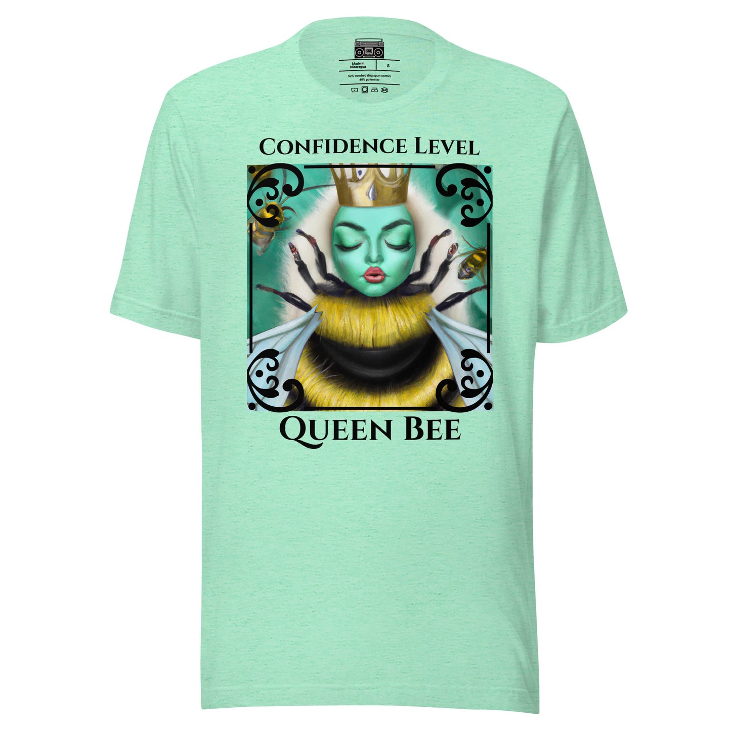 Confidence Level Queen Bee 3 Unisex T-shirt - Premium T-Shirt from Wanna Freestyle - Just $19.99! Shop now at Wanna Freestyle