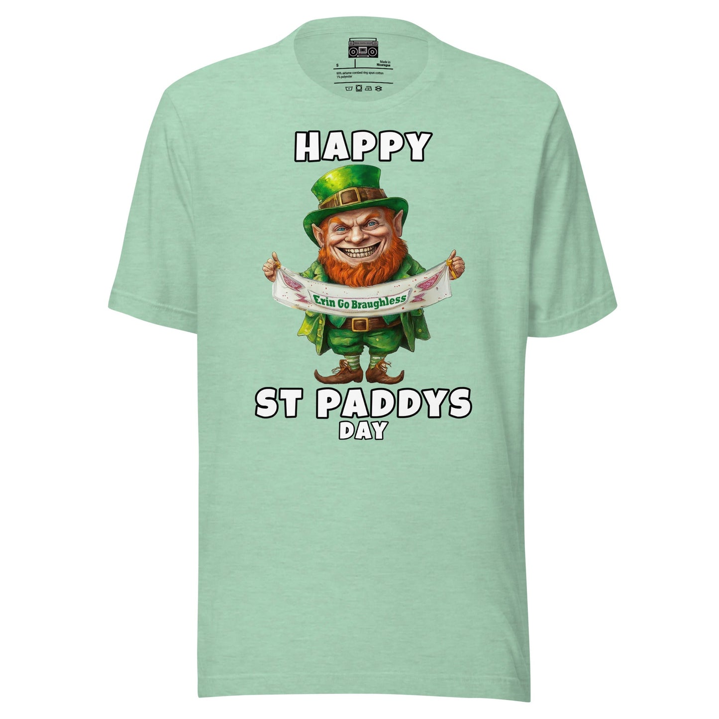 Erin Go Braughless St Paddy's Day Unisex Short Sleeve t-shirt - Premium T-Shirt from Wanna Freestyle - Just $25.99! Shop now at Wanna Freestyle