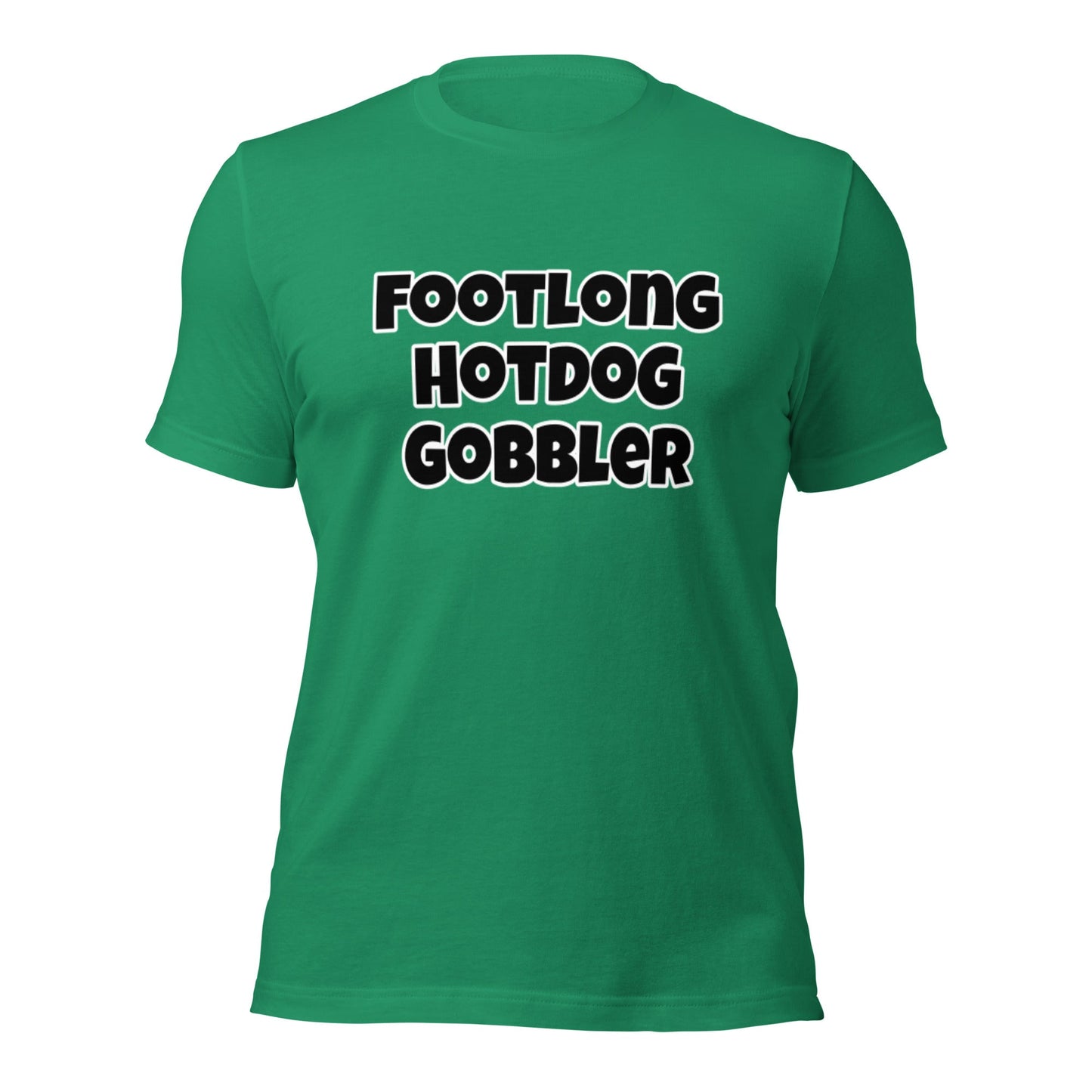 Footlong Hot Dog Gobbler 1 Unisex t-shirt - Premium T-Shirt from Wanna Freestyle - Just $18! Shop now at Wanna Freestyle