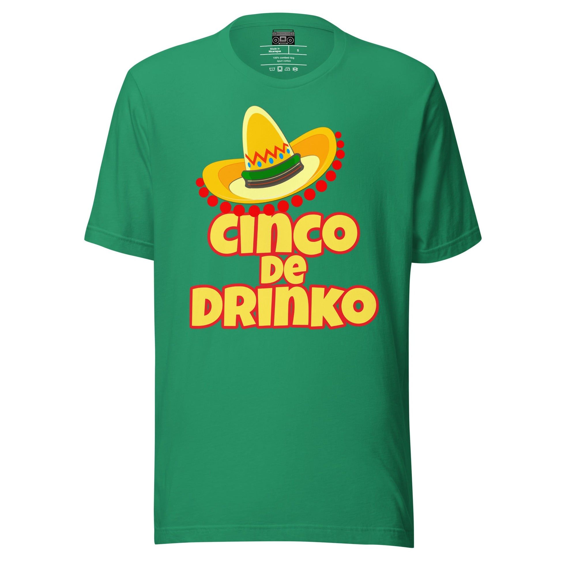 Cinco De Drinko 4 Unisex t-shirt - Premium T-Shirt from Wanna Freestyle Designs - Just $19.99! Shop now at Wanna Freestyle Designs