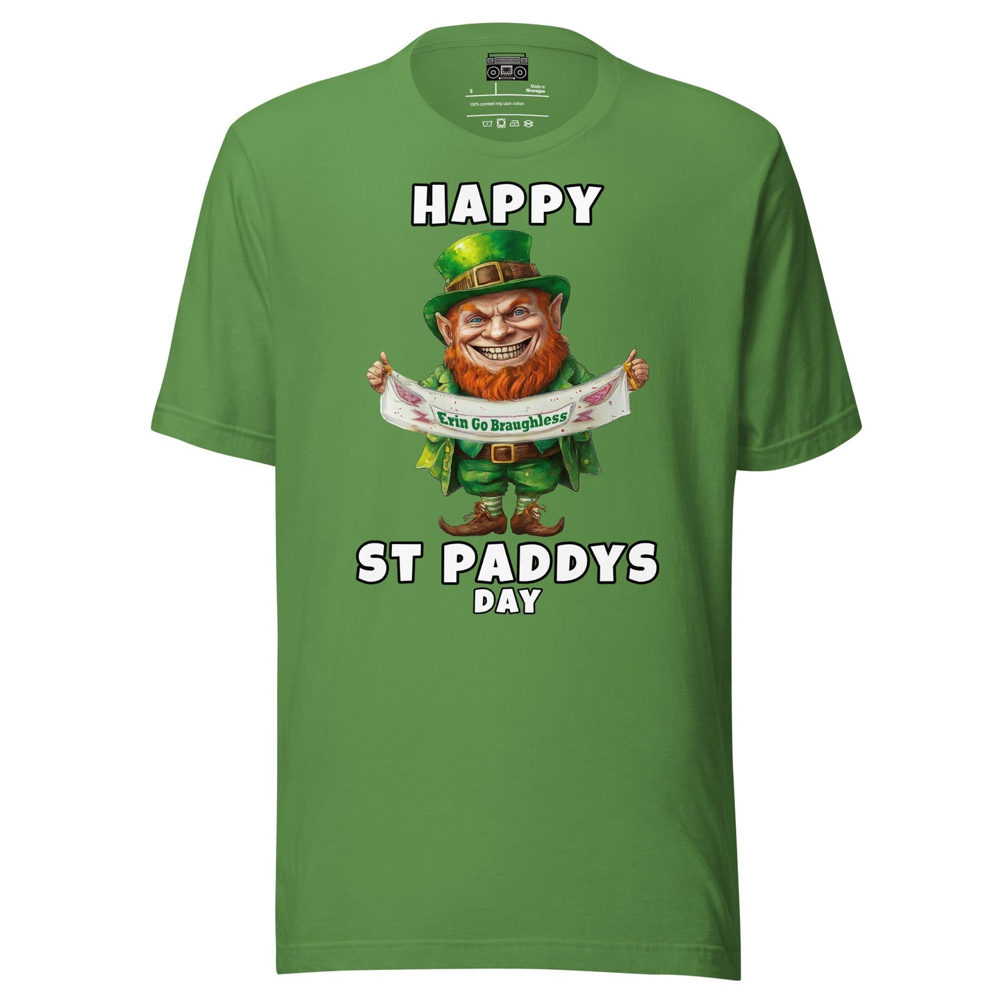 Erin Go Braughless St Paddy's Day Unisex Short Sleeve t-shirt - Premium T-Shirt from Wanna Freestyle - Just $25.99! Shop now at Wanna Freestyle