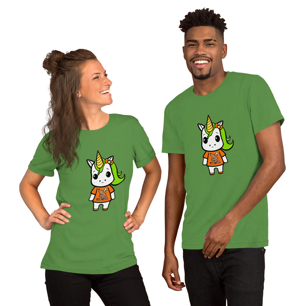 Halloween Lil Unicorn Unisex t-shirt - Premium T-Shirt from Wanna Freestyle Designs - Just $23.99! Shop now at Wanna Freestyle Designs