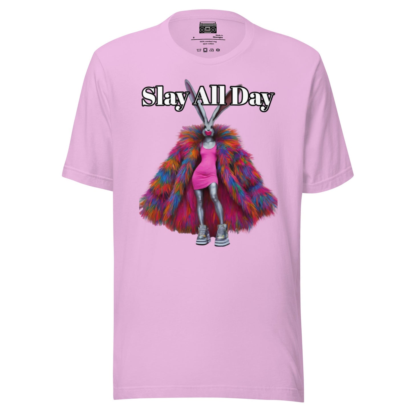 Bunny Girl Slay All Day 1 Unisex t-shirt - Premium T-Shirt from Wanna Freestyle - Just $19.99! Shop now at Wanna Freestyle