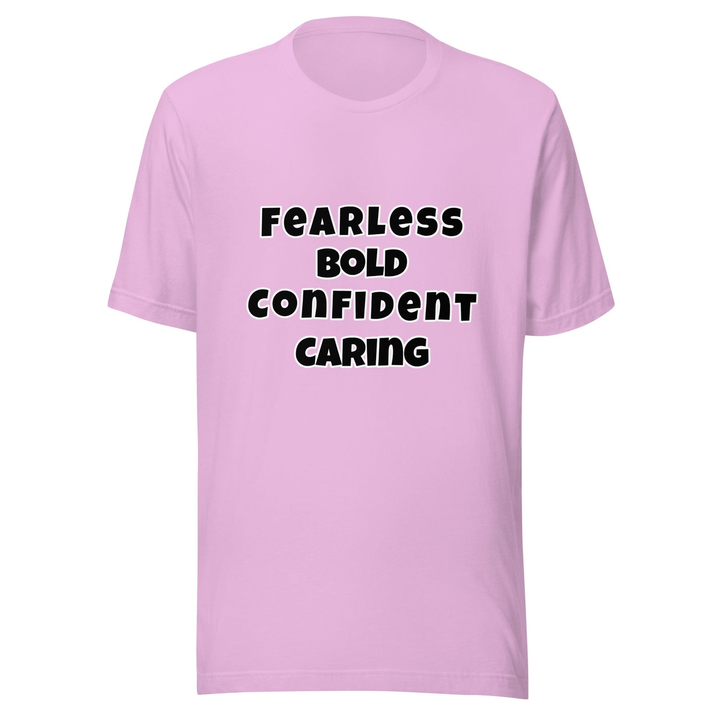 Fearless Bold Confident Caring Unisex t-shirt - Premium T-Shirt from Wanna Freestyle - Just $17.99! Shop now at Wanna Freestyle