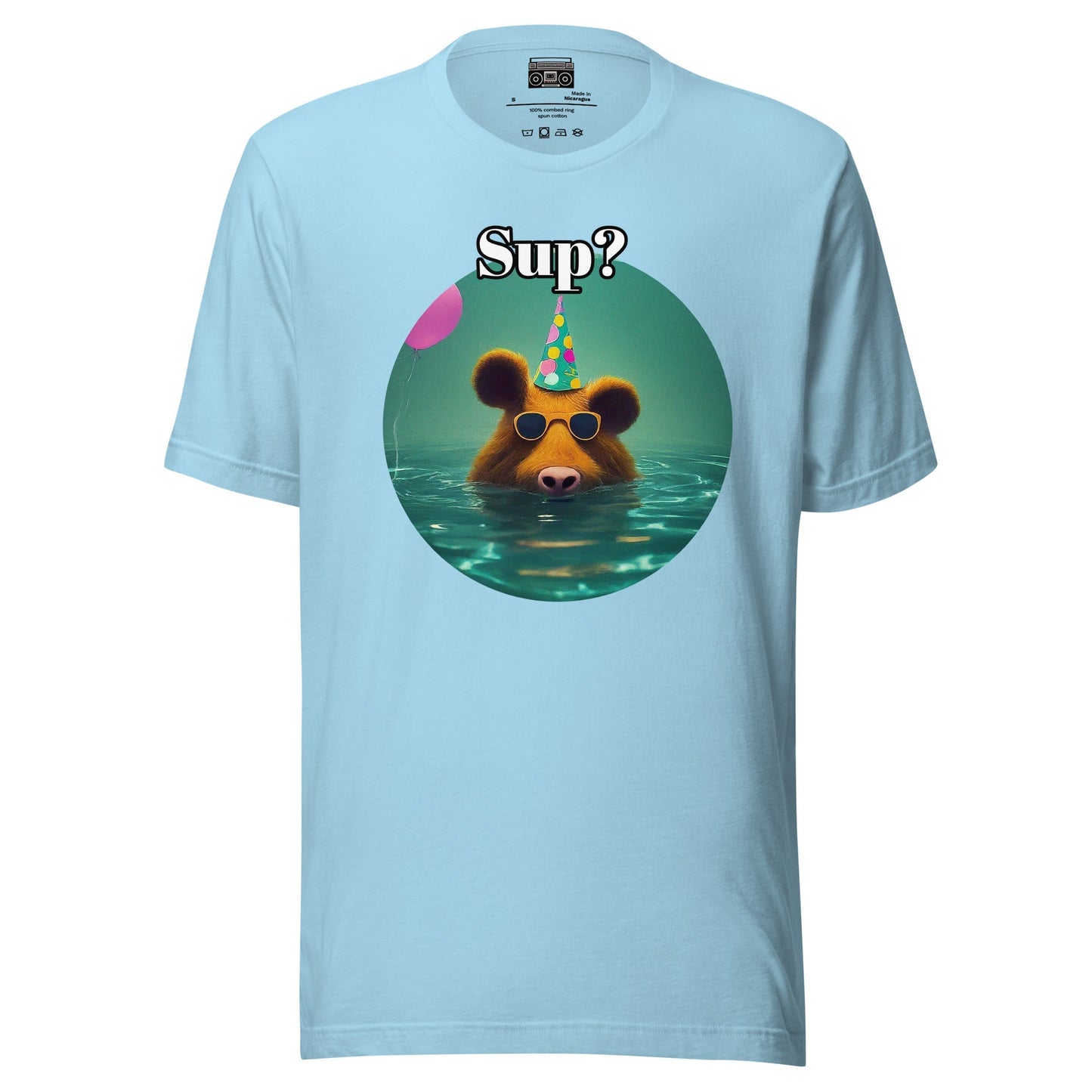 Sup? Capybara Unisex t-shirt - Premium T-Shirt from Wanna Freestyle - Just $19.99! Shop now at Wanna Freestyle