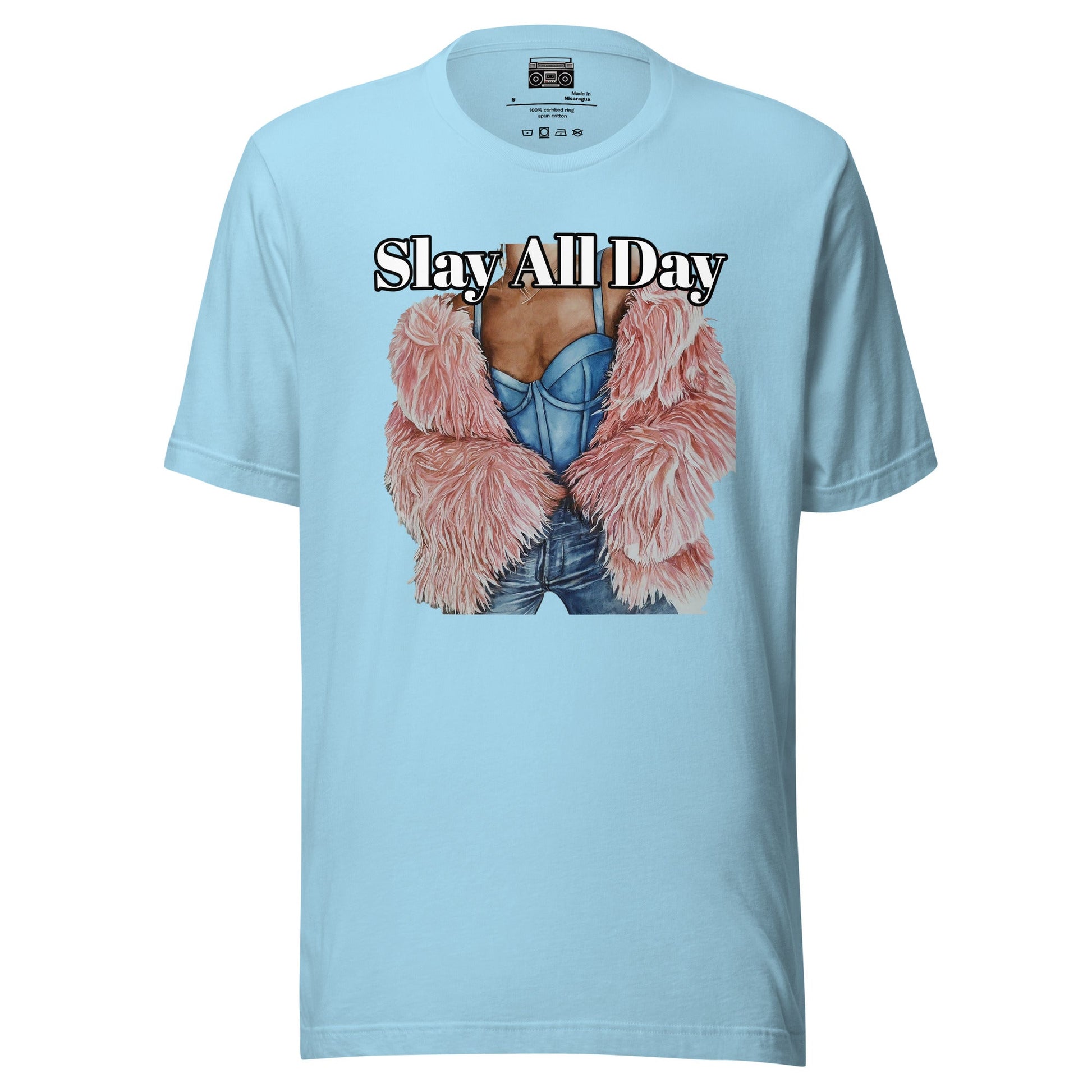 Slay All Day Fashionista 1 Unisex t-shirt - Premium T-Shirt from Wanna Freestyle - Just $19.99! Shop now at Wanna Freestyle