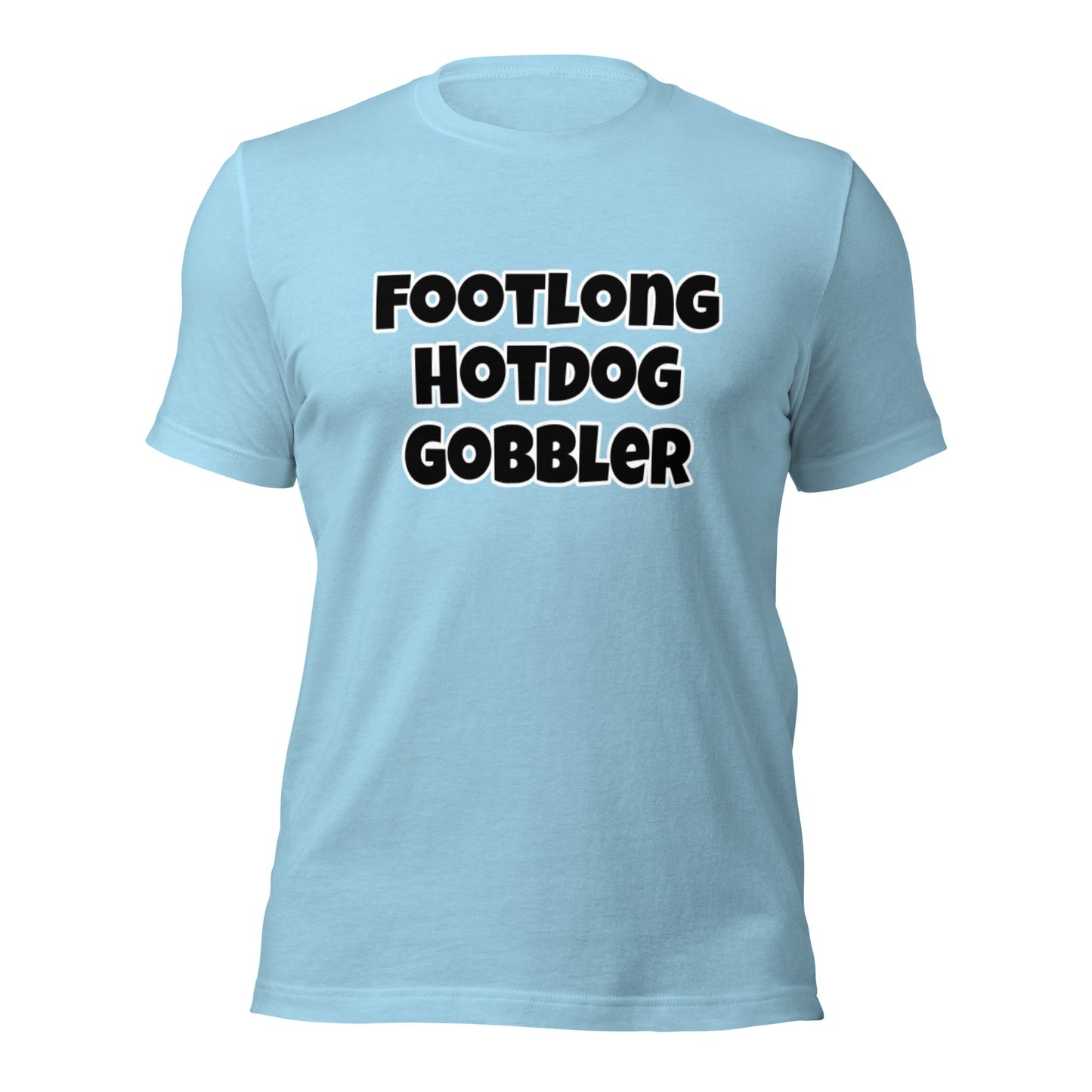 Footlong Hot Dog Gobbler 1 Unisex t-shirt - Premium T-Shirt from Wanna Freestyle - Just $18! Shop now at Wanna Freestyle