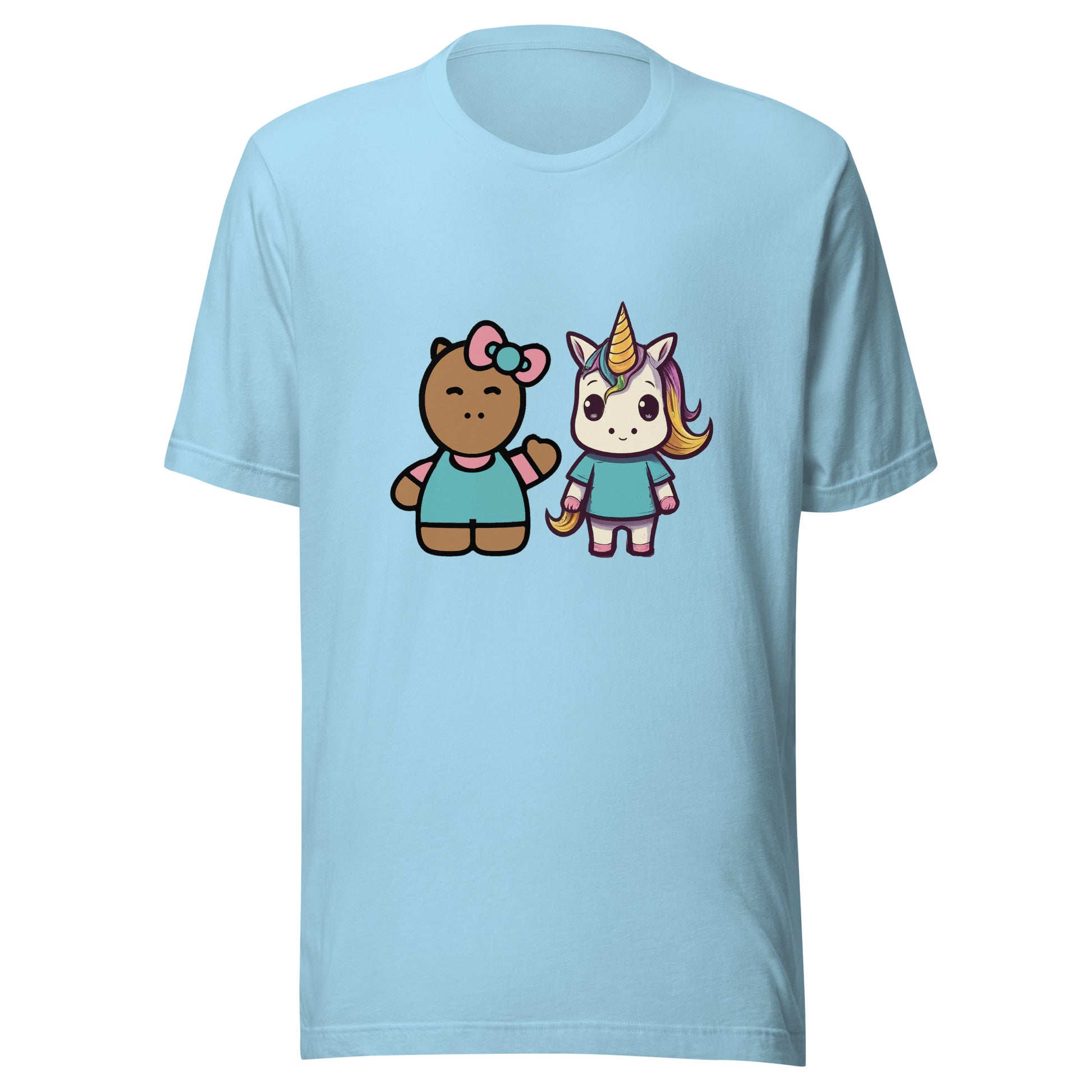 Hello Cappy and Lil Unicorn Unisex t-shirt - Premium  from Wanna Freestyle Designs - Just $23.99! Shop now at Wanna Freestyle Designs