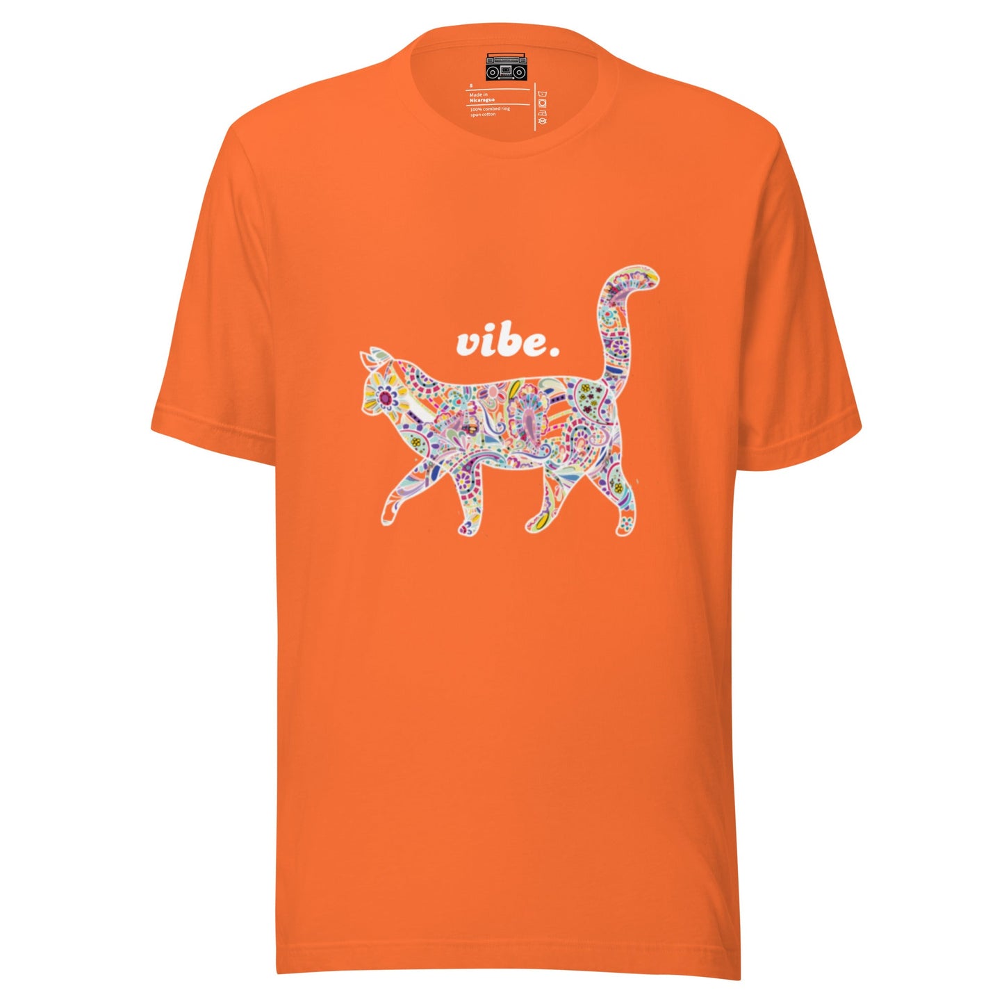 Paisley Rainbow Kitty Vibe Light Relaxed Fit Short Sleeve T-shirt - Premium T-Shirt from Wanna Freestyle - Just $19.99! Shop now at Wanna Freestyle