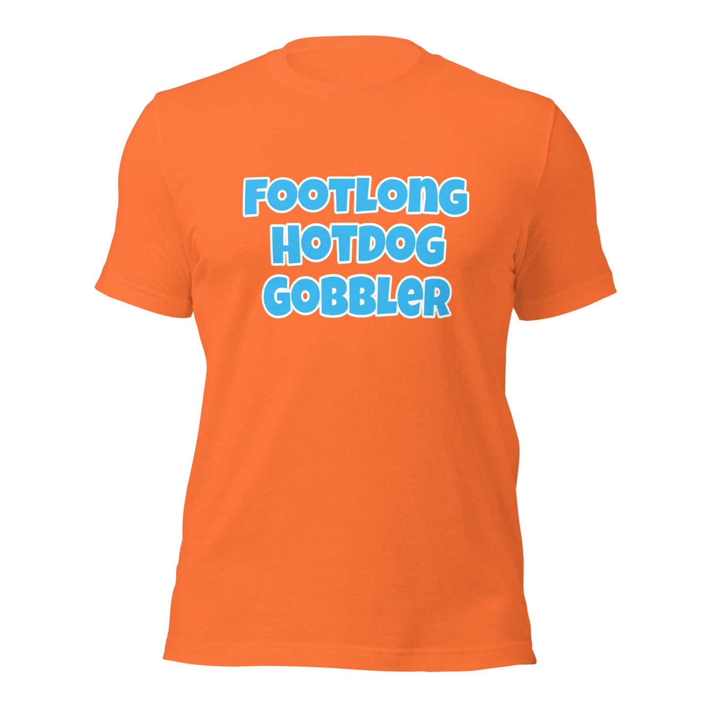 Footlong Hot Dog Gobbler Unisex t-shirt - Premium T-Shirt from Wanna Freestyle - Just $18! Shop now at Wanna Freestyle