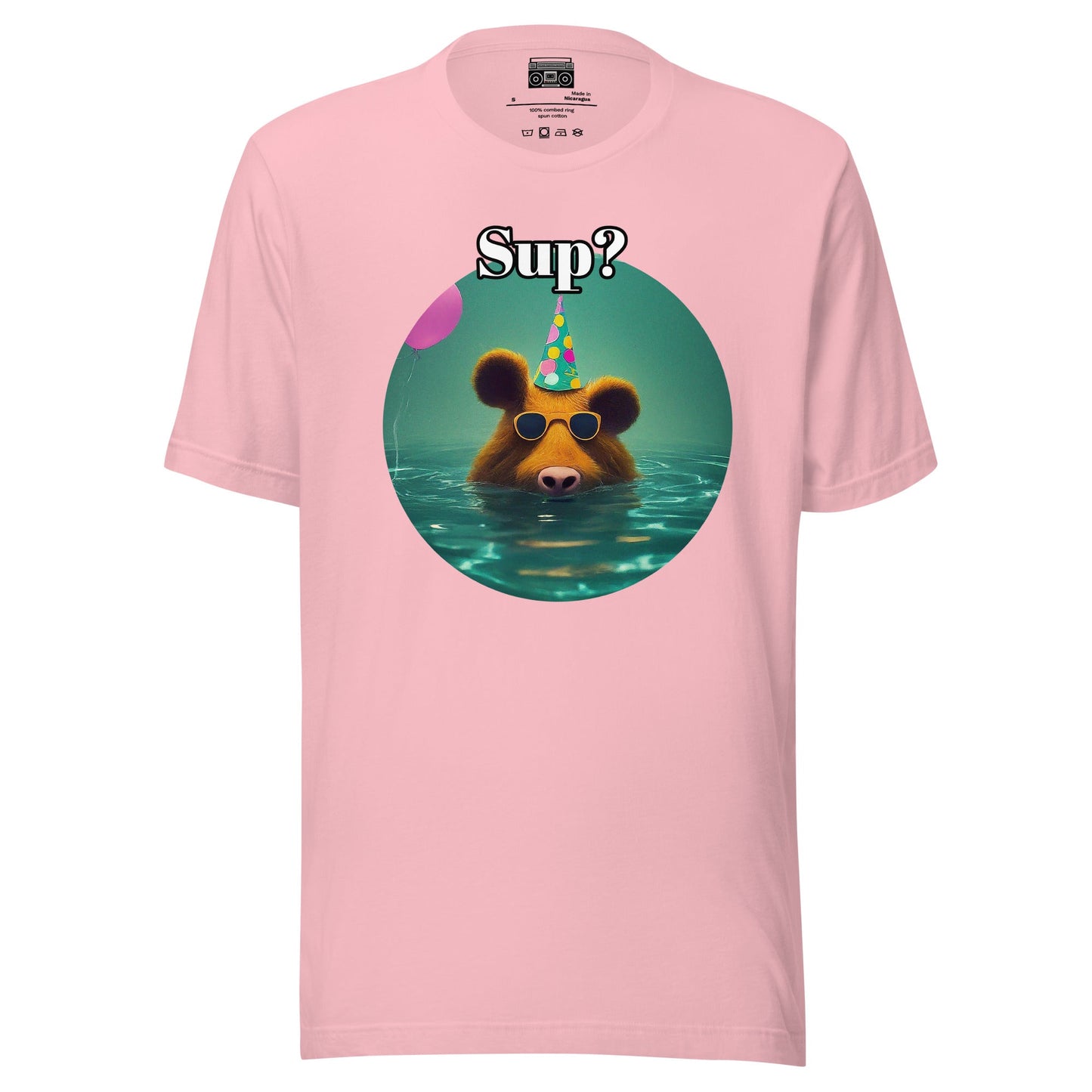 Sup? Capybara Unisex t-shirt - Premium T-Shirt from Wanna Freestyle - Just $19.99! Shop now at Wanna Freestyle