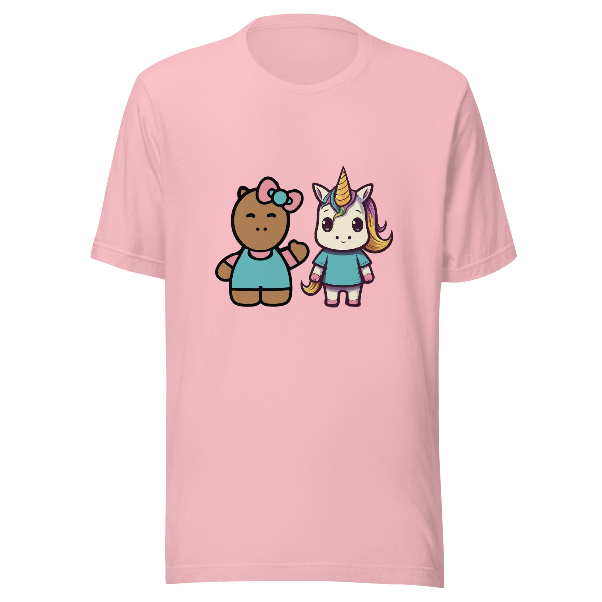 Hello Cappy and Lil Unicorn Unisex t-shirt - Premium  from Wanna Freestyle Designs - Just $23.99! Shop now at Wanna Freestyle Designs