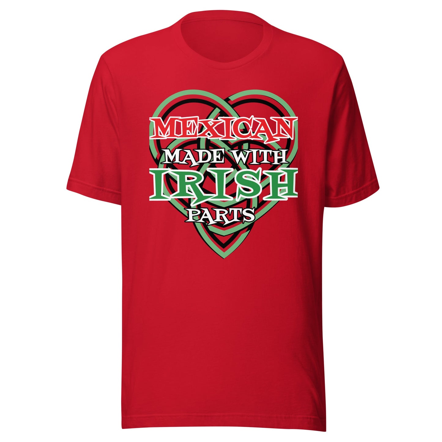 Mexican made with Irish Parts Unisex t-shirt - Premium T-Shirt from Wanna Freestyle - Just $19.99! Shop now at Wanna Freestyle