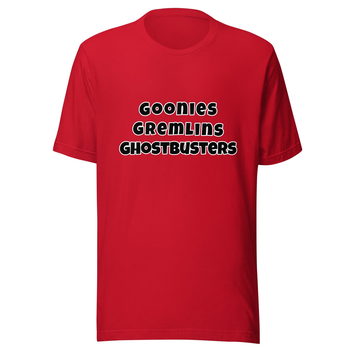 Goonies Gremlins Ghostbusters Unisex t-shirt - Premium T-Shirt from Wanna Freestyle - Just $18! Shop now at Wanna Freestyle