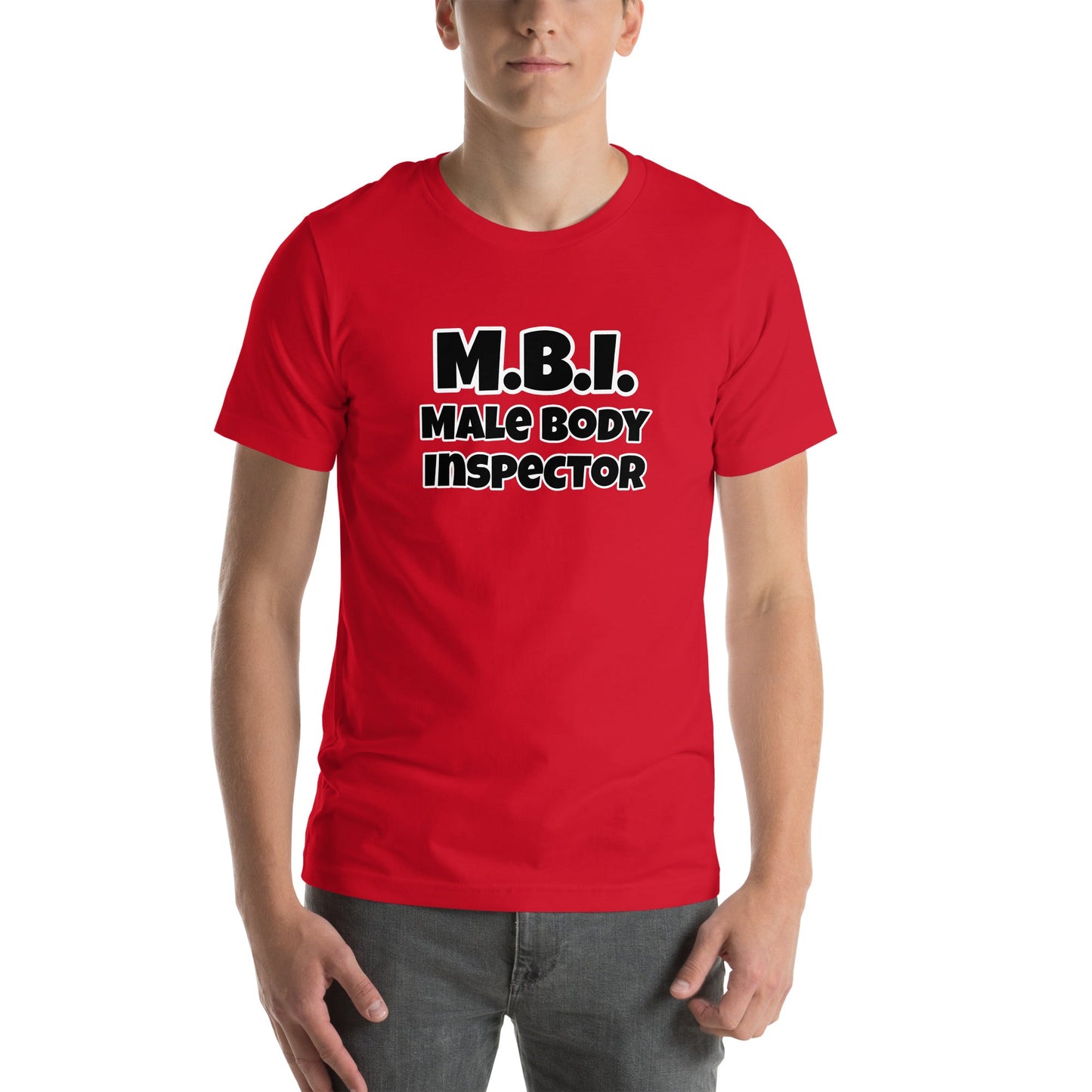 Male Body Inspector Unisex T-shirt - Premium T-Shirt from Wanna Freestyle - Just $19.99! Shop now at Wanna Freestyle