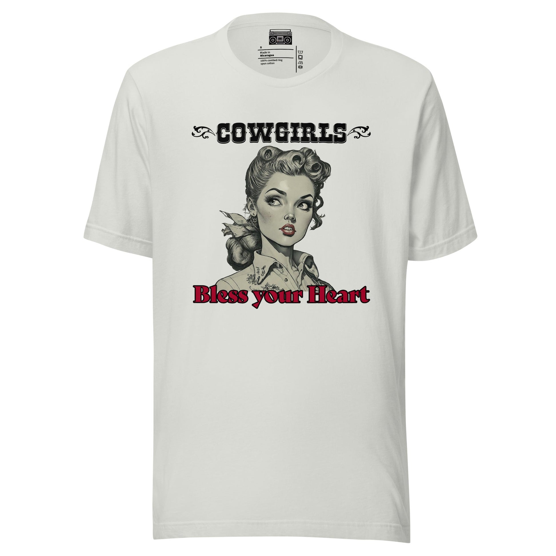 Cowgirls Bless Your Heart - Premium T-Shirt from Wanna Freestyle - Just $19.99! Shop now at Wanna Freestyle