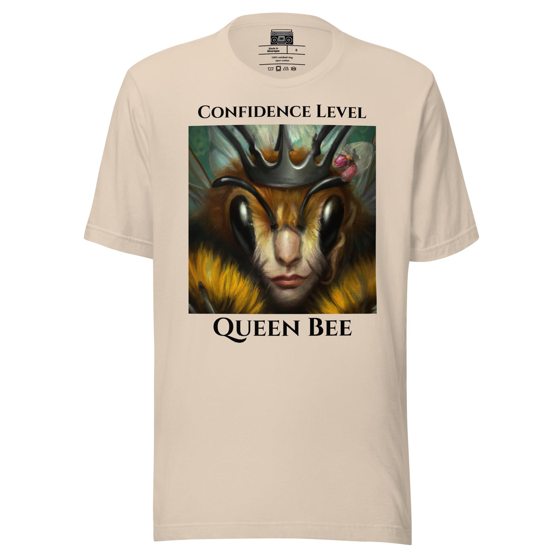 QBE Queen Bee Energy Confidence b Short Sleeve Unisex t-shirt - Premium T-Shirt from Wanna Freestyle - Just $19.99! Shop now at Wanna Freestyle