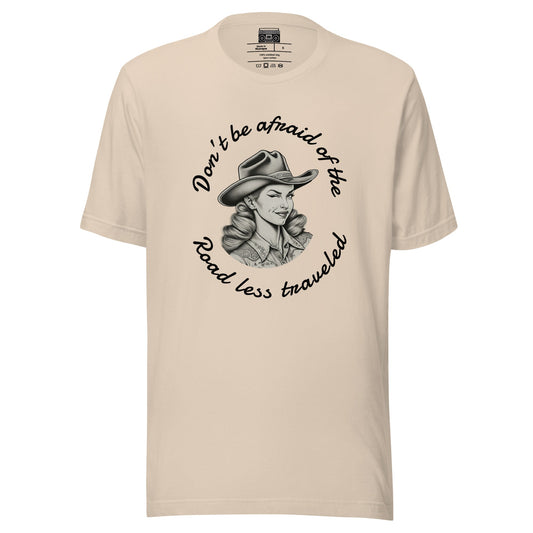 Road Less Traveled Unisex t-shirt - Premium T-Shirt from Wanna Freestyle Designs - Just $19.99! Shop now at Wanna Freestyle Designs