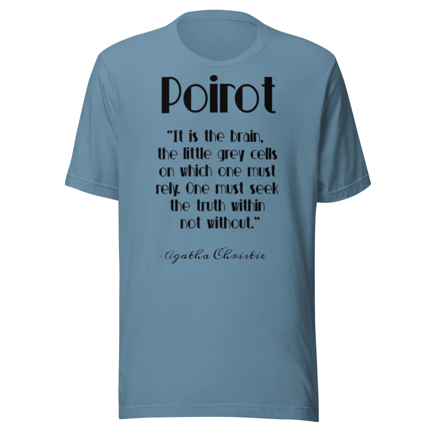 Poirot Little Grey Cells Unisex t-shirt - Premium T-Shirt from Wanna Freestyle - Just $19.99! Shop now at Wanna Freestyle