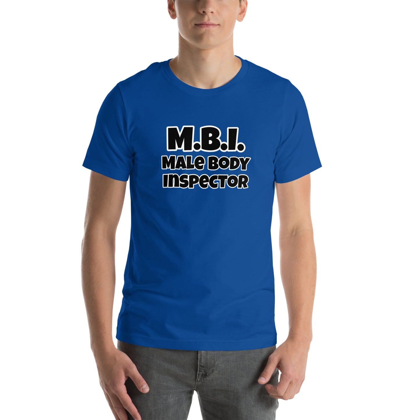 Male Body Inspector Unisex T-shirt - Premium T-Shirt from Wanna Freestyle - Just $19.99! Shop now at Wanna Freestyle