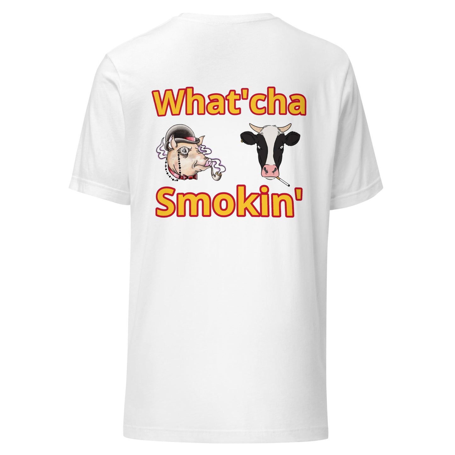 What'cha Smokin' BBQ Beef Pork Unisex t-shirt - Premium  from Wanna Freestyle - Just $25! Shop now at Wanna Freestyle