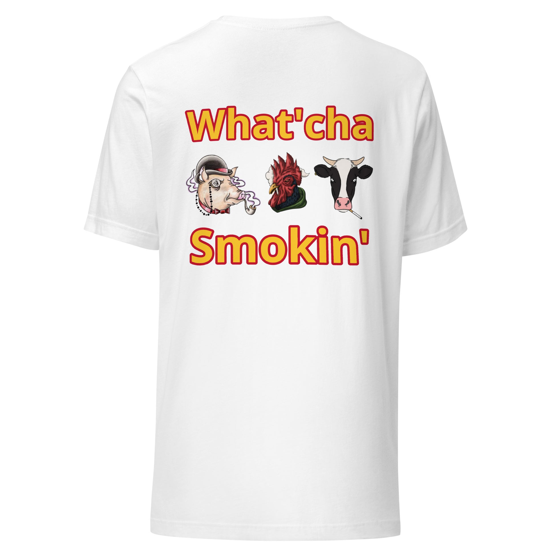 What'cha Smokin' BBQ All Meats Unisex t-shirt - Premium  from Wanna Freestyle - Just $25.99! Shop now at Wanna Freestyle