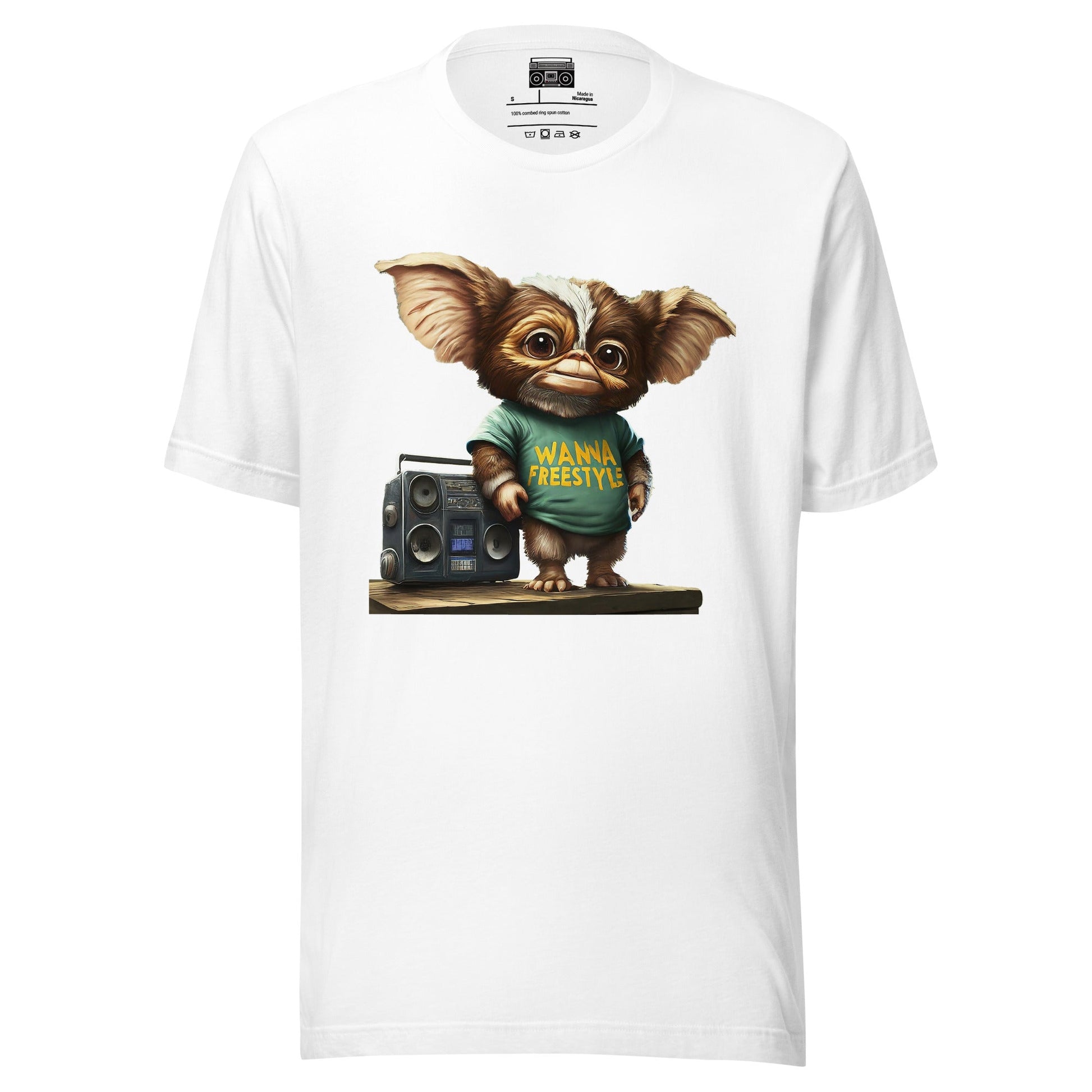 Gizmo Freestyle Boom Box Short Sleeve Unisex t-shirt - Premium T-Shirt from Wanna Freestyle - Just $19.99! Shop now at Wanna Freestyle