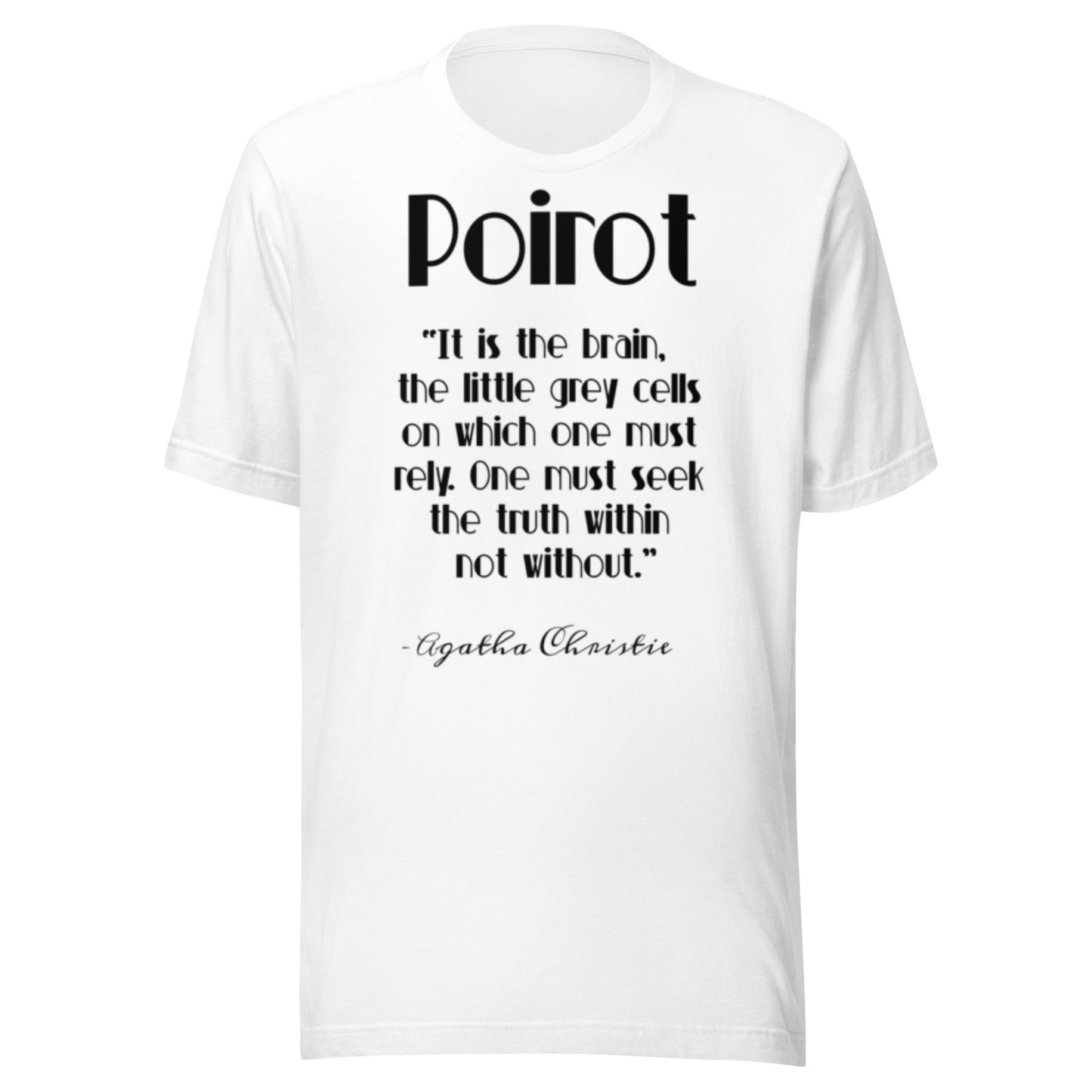 Poirot Little Grey Cells Unisex t-shirt - Premium T-Shirt from Wanna Freestyle - Just $19.99! Shop now at Wanna Freestyle