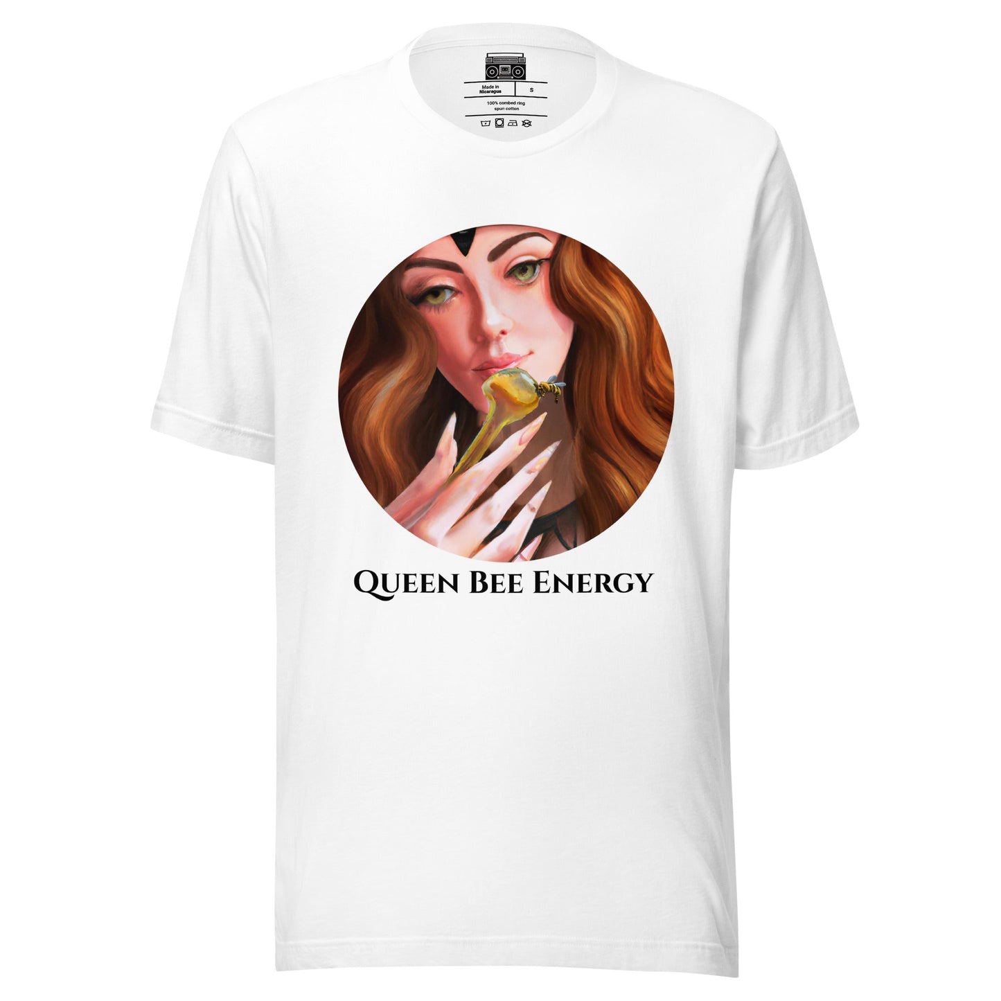 QBE: Queen Bee Energy a Unisex t-shirt - Premium T-Shirt from Wanna Freestyle - Just $19.99! Shop now at Wanna Freestyle