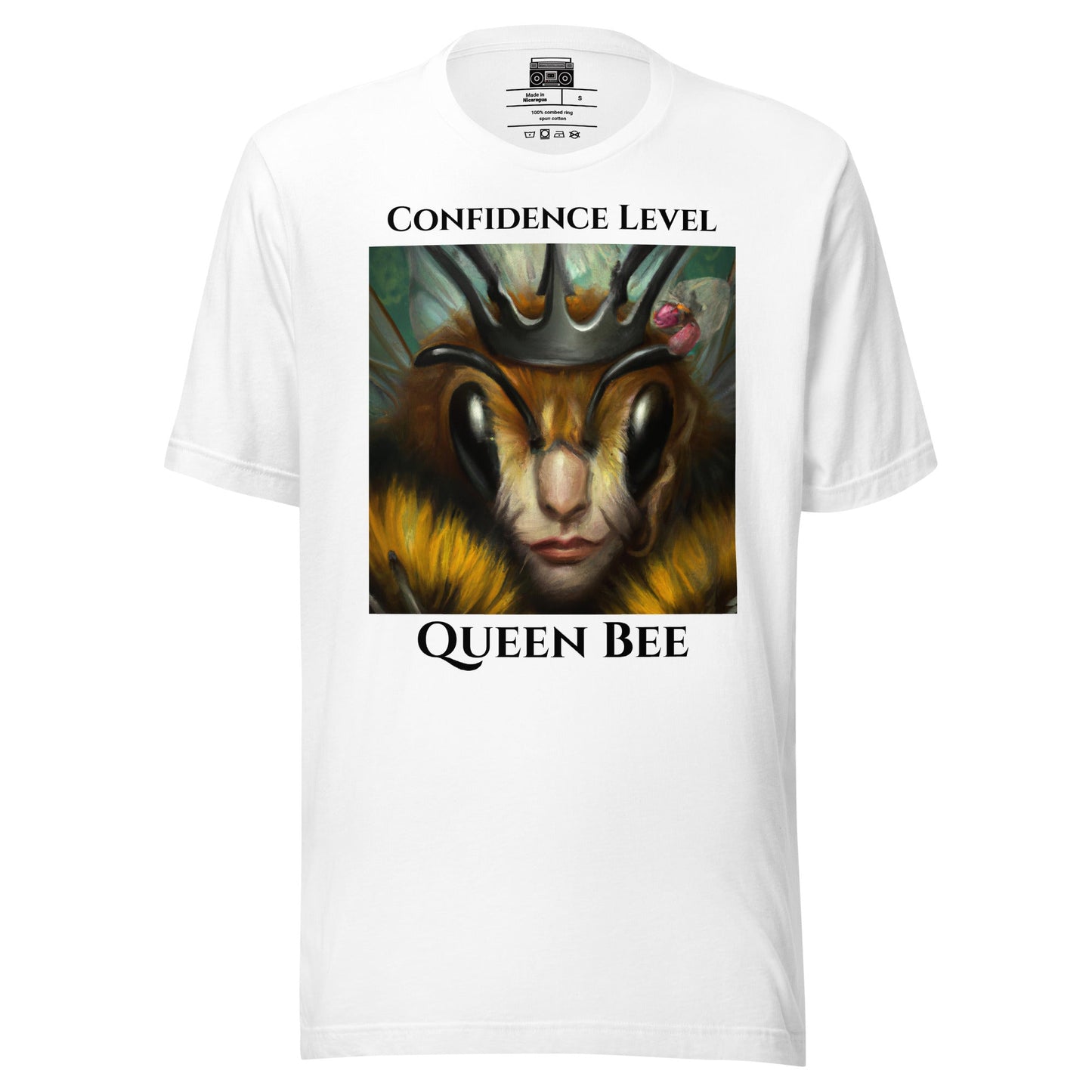 QBE Queen Bee Energy Confidence b Short Sleeve Unisex t-shirt - Premium T-Shirt from Wanna Freestyle - Just $19.99! Shop now at Wanna Freestyle