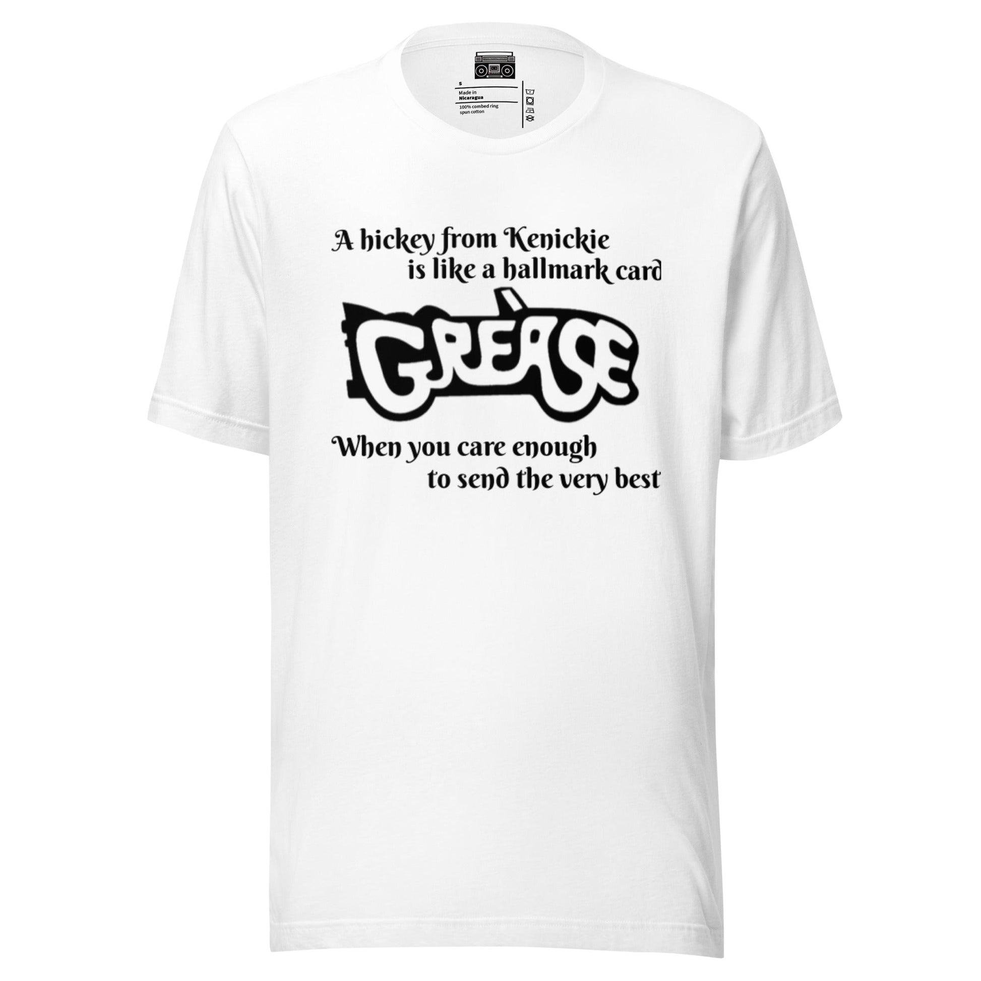 Grease K Hallmark Card Unisex t-shirt - Premium T-Shirt from Wanna Freestyle - Just $19.99! Shop now at Wanna Freestyle