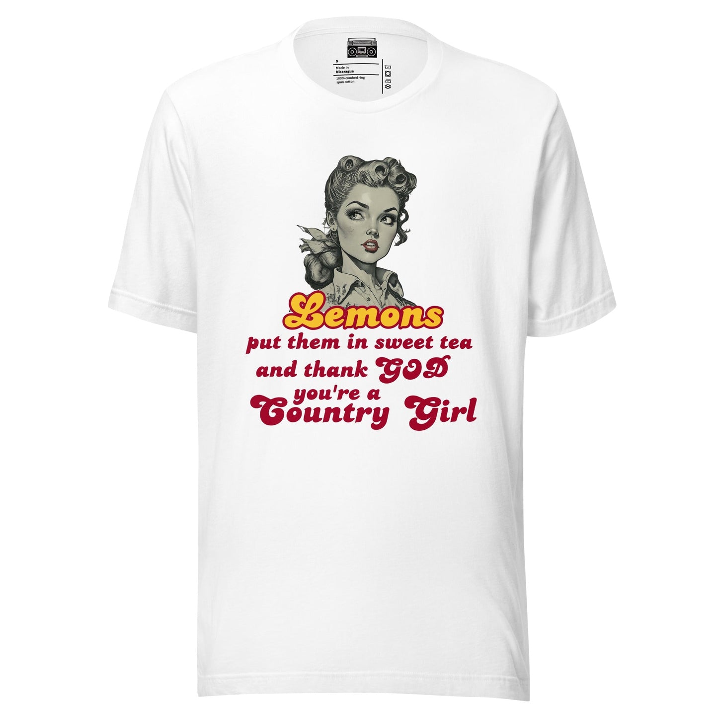 Sweet Tea Country Girl Unisex t-shirt - Premium T-Shirt from Wanna Freestyle - Just $19.99! Shop now at Wanna Freestyle