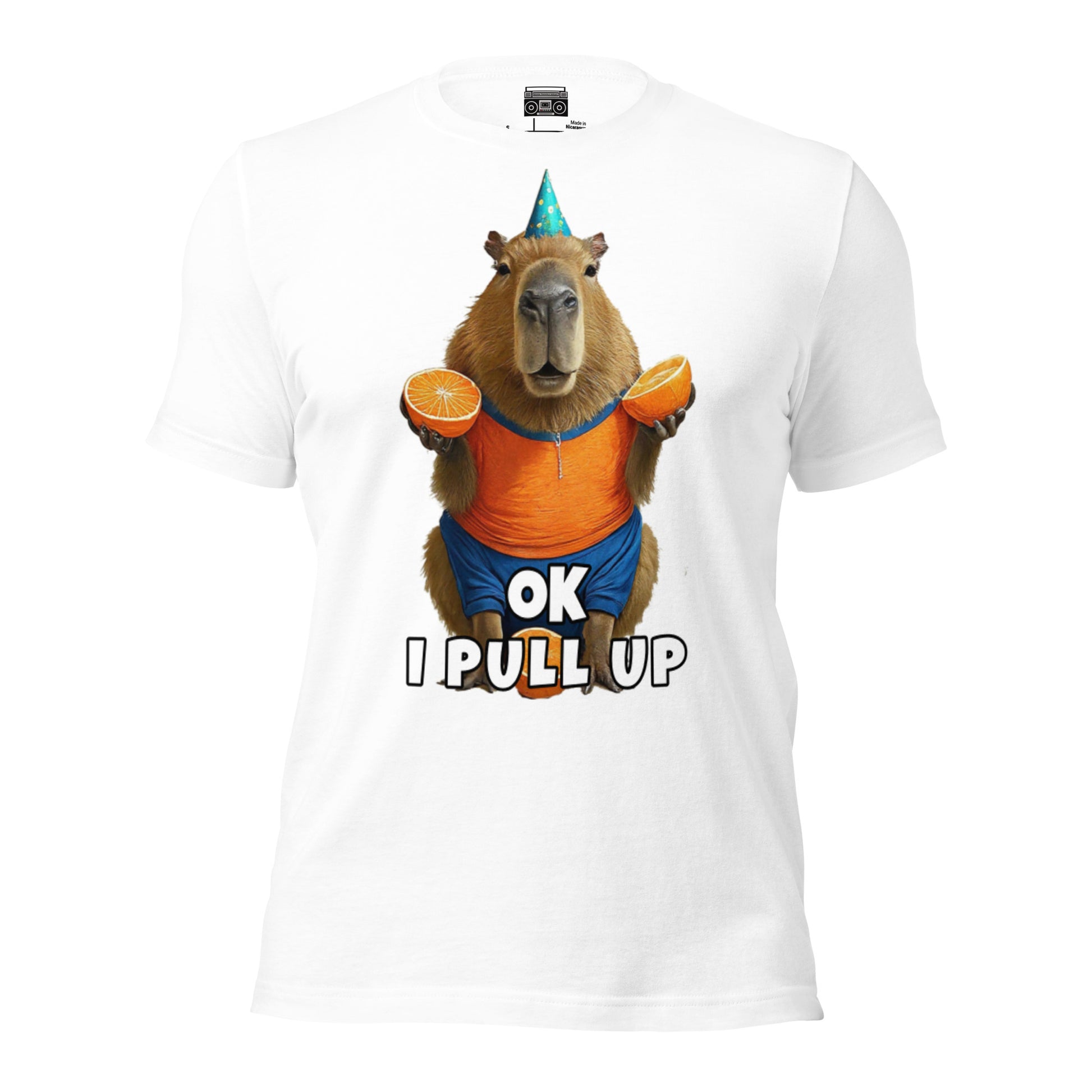 OK I Pull Up Capybara Party 4 Unisex Short Sleeve t-shirt - Premium  from Wanna Freestyle - Just $19.99! Shop now at Wanna Freestyle