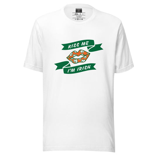 Kiss Me I'm Irish Unisex t-shirt - Premium T-Shirt from Wanna Freestyle - Just $19.99! Shop now at Wanna Freestyle