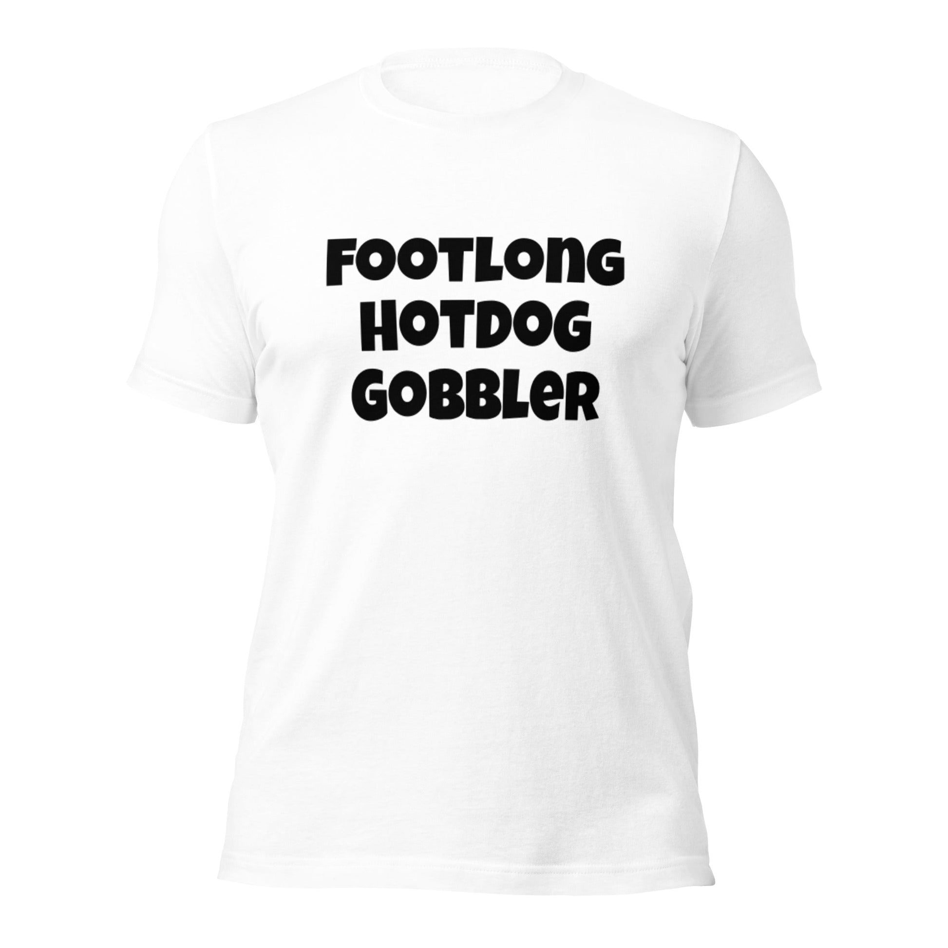 Footlong Hot Dog Gobbler 1 Unisex t-shirt - Premium T-Shirt from Wanna Freestyle - Just $18! Shop now at Wanna Freestyle