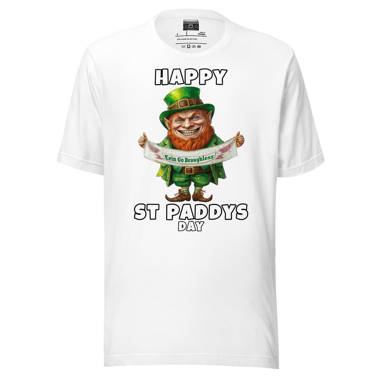 Erin Go Braughless St Paddy's Day Unisex Short Sleeve t-shirt - Premium T-Shirt from Wanna Freestyle - Just $25.99! Shop now at Wanna Freestyle