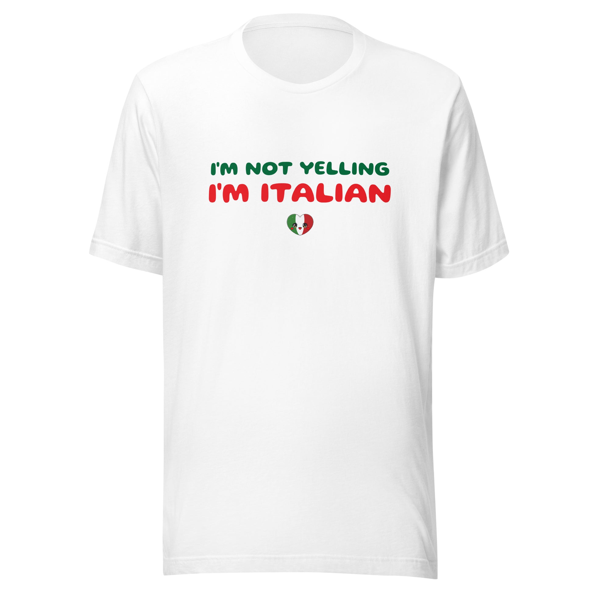 I'm not yelling I'm Italian Unisex t-shirt - Premium T-Shirt from Wanna Freestyle Designs - Just $25! Shop now at Wanna Freestyle Designs