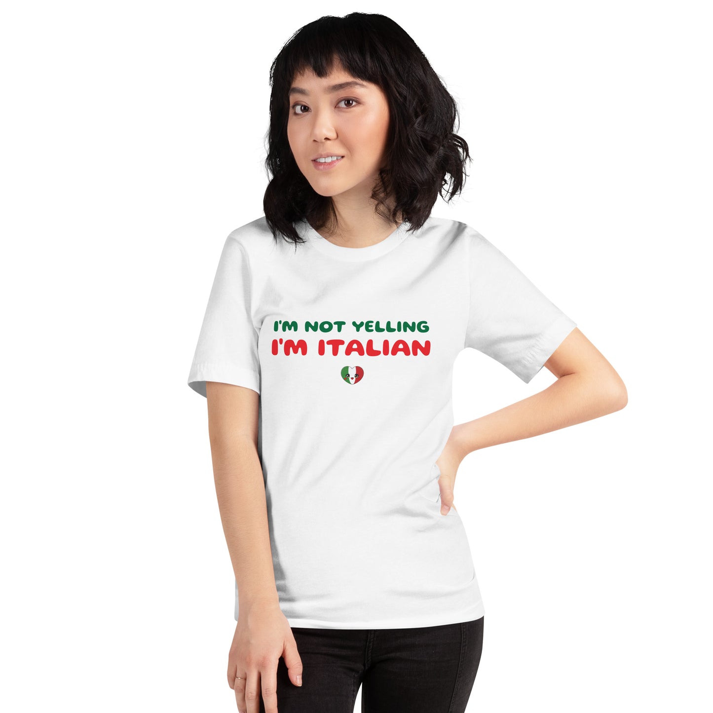 I'm not yelling I'm Italian Unisex t-shirt - Premium T-Shirt from Wanna Freestyle Designs - Just $25! Shop now at Wanna Freestyle Designs